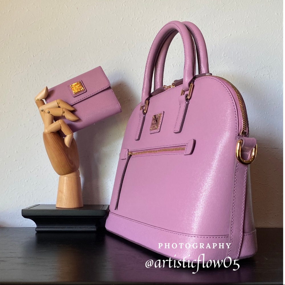 NEW! Dooney & Bourke Domed Satchel & Wallet Set! - Picture 3 of 13